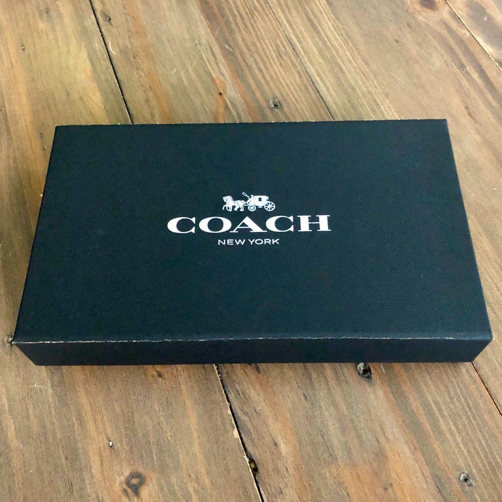 Coach Gift Box with Ribbon, black